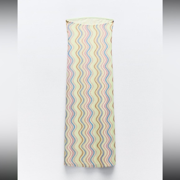 ZARA STRAPLESS TULLE DRESS - Picture 4 of 10